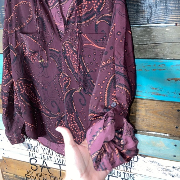 Abercrombie & Fitch Dressy Smocked Mock Neck Top XS - Picture 7 of 13